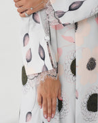 R164 Flower printed summer wear Abaya Set Abaya for Women UAE – Abaya – Rutba Fashion Abaya