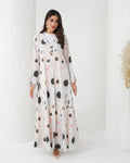 R164 Flower printed summer wear Abaya Set Abaya for Women UAE – Abaya – Rutba Fashion Abaya