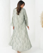 R168 Dantel Summer wear Abaya Set Abaya for Women UAE – Abaya – Rutba Fashion Abaya