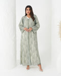 R168 Dantel Summer wear Abaya Set Abaya for Women UAE – Abaya – Rutba Fashion Abaya