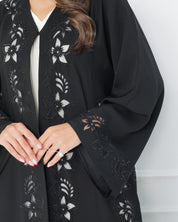 R170 Elegant Black summer wear Abaya Set Abaya for Women UAE – Abaya – Rutba Fashion Abaya