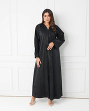 R183 Black elegant Designer Abaya Set Abaya for Women UAE – Abaya – Rutba Fashion Abaya