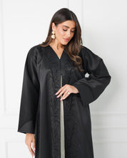 R183 Black elegant Designer Abaya Set Abaya for Women UAE – Abaya – Rutba Fashion Abaya