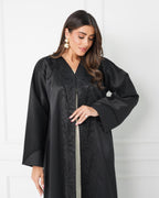 R183 Black elegant Designer Abaya Set Abaya for Women UAE – Abaya – Rutba Fashion Abaya