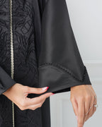 R183 Black elegant Designer Abaya Set Abaya for Women UAE – Abaya – Rutba Fashion Abaya