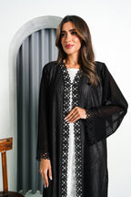 R193 Black elegant Abaya Set Abaya for Women UAE – Abaya – Rutba Fashion Abaya