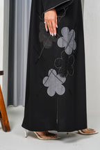 R199 Black Abaya Set Abaya for Women UAE – Abaya – Rutba Fashion Abaya