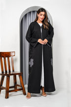 R199 Black Abaya Set Abaya for Women UAE – Abaya – Rutba Fashion Abaya