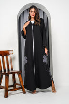 R199 Black Abaya Set Abaya for Women UAE – Abaya – Rutba Fashion Abaya