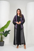 R207 Black Party Classic Abaya Set Abaya for Women UAE – Abaya – Rutba Fashion Abaya