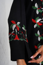 R211 UAE Flag And National Day Abaya Set Abaya for Women UAE – Abaya – Rutba Fashion Abaya