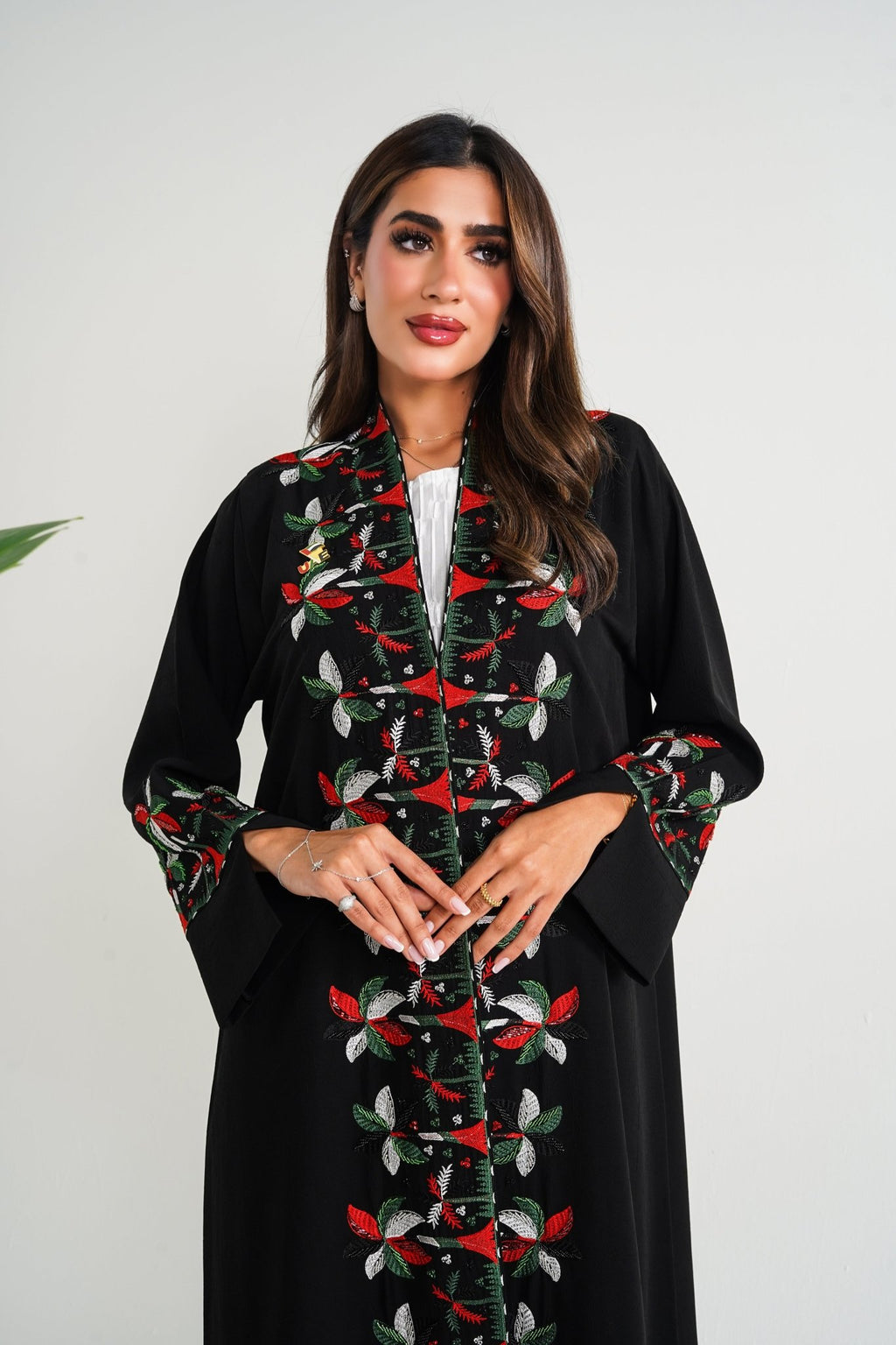 R211 UAE Flag And National Day Abaya Set Abaya for Women UAE – Abaya – Rutba Fashion Abaya