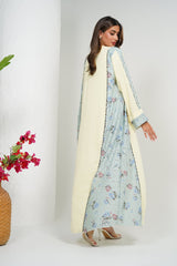 R212 Light Beige Abaya Set Abaya for Women UAE – Abaya – Rutba Fashion Abaya
