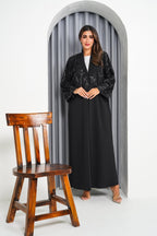 R216 Black elegant Abaya Set Abaya for Women UAE – Abaya – Rutba Fashion Abaya