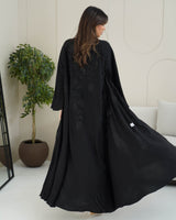 R238 Queen Black Abaya for Eid Collection Abaya for Women UAE – Abaya – Rutba Fashion Abaya