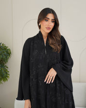 R238 Queen Black Abaya for Eid Collection Abaya for Women UAE – Abaya – Rutba Fashion Abaya