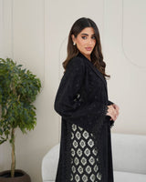 R240 Turkey Design Black Eid Abaya Abaya for Women UAE – Abaya – Rutba Fashion Abaya