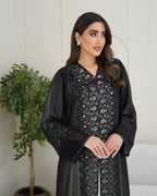 R249 Black Dantel Abaya For Eid Collection Abaya for Women UAE – Abaya – Rutba Fashion Abaya