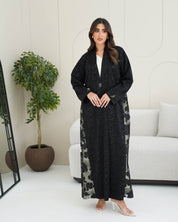 R250 Black Sequence Dantel Abaya For Eid Collection Abaya for Women UAE – Abaya – Rutba Fashion Abaya