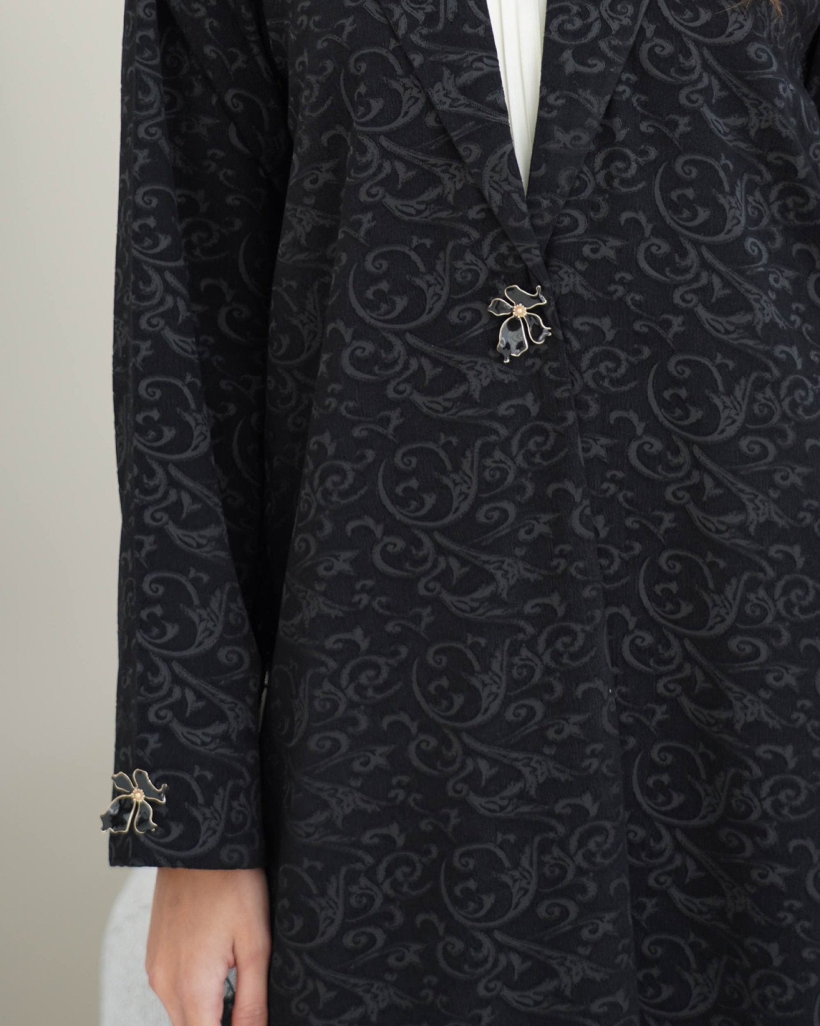 R250 Black Sequence Dantel Abaya For Eid Collection Abaya for Women UAE – Abaya – Rutba Fashion Abaya