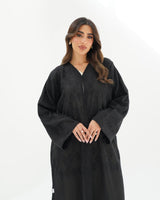 R256 Black Abaya set For Eid Collection Abaya for Women UAE – Abaya – Rutba Fashion Abaya