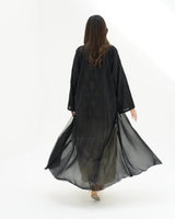 R256 Black Abaya set For Eid Collection Abaya for Women UAE – Abaya – Rutba Fashion Abaya