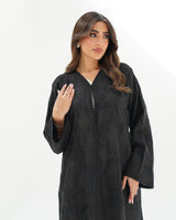 R256 Black Abaya set For Eid Collection Abaya for Women UAE – Abaya – Rutba Fashion Abaya