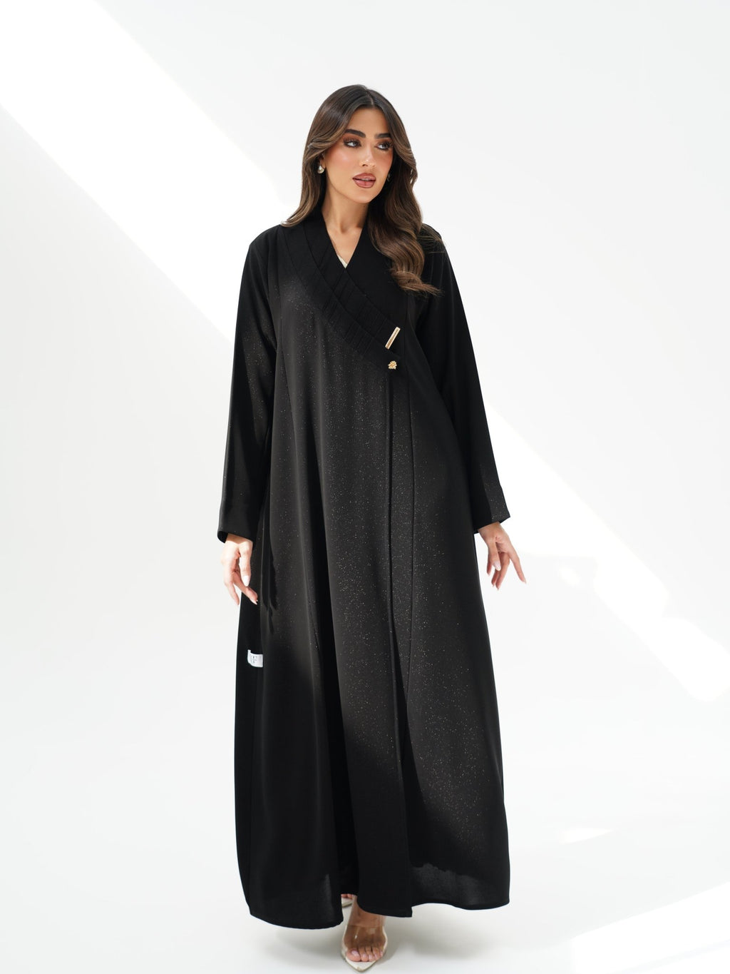 R259 Gulf Queen Design Black Abaya set Abaya for Women UAE – Abaya – Rutba Fashion Abaya