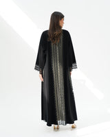R260 Black Elegant Dantel Abaya For Eid Abaya for Women UAE – Abaya – Rutba Fashion Abaya
