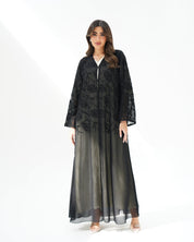 R261 Black Special Abaya for Eid Collection Abaya for Women UAE – Abaya – Rutba Fashion Abaya