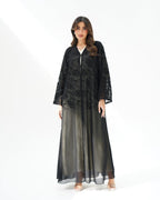 R261 Black Special Abaya for Eid Collection Abaya for Women UAE – Abaya – Rutba Fashion Abaya