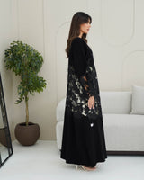 R262 party and Wedding Black Abaya Abaya for Women UAE – Abaya – Rutba Fashion Abaya