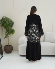 R262 party and Wedding Black Abaya Abaya for Women UAE – Abaya – Rutba Fashion Abaya
