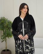 R262 party and Wedding Black Abaya Abaya for Women UAE – Abaya – Rutba Fashion Abaya