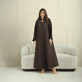 R263 Queen Model Bridal Abaya Abaya for Women UAE – Abaya – Rutba Fashion Abaya
