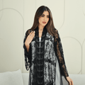 R269 Arabian Model Black Stone Work Abaya Abaya for Women UAE – Abaya – Rutba Fashion Abaya