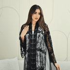 R269 Arabian Model Black Stone Work Abaya Abaya for Women UAE – Abaya – Rutba Fashion Abaya