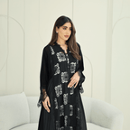 R273 Dantail Chiffon Abaya – Bead Work & Embroidered Design Abaya for Women UAE – Abaya – Rutba Fashion Abaya