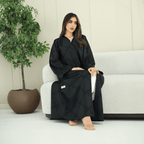 R277 | Luxury – Floral Embroidery Abaya Abaya for Women UAE – Abaya – Rutba Fashion Abaya