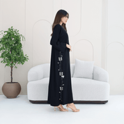 R283 | Elegant Gulf Cut Abaya Abaya for Women UAE – Abaya – Rutba Fashion Abaya