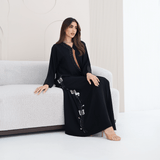 R283 | Elegant Gulf Cut Abaya Abaya for Women UAE – Abaya – Rutba Fashion Abaya