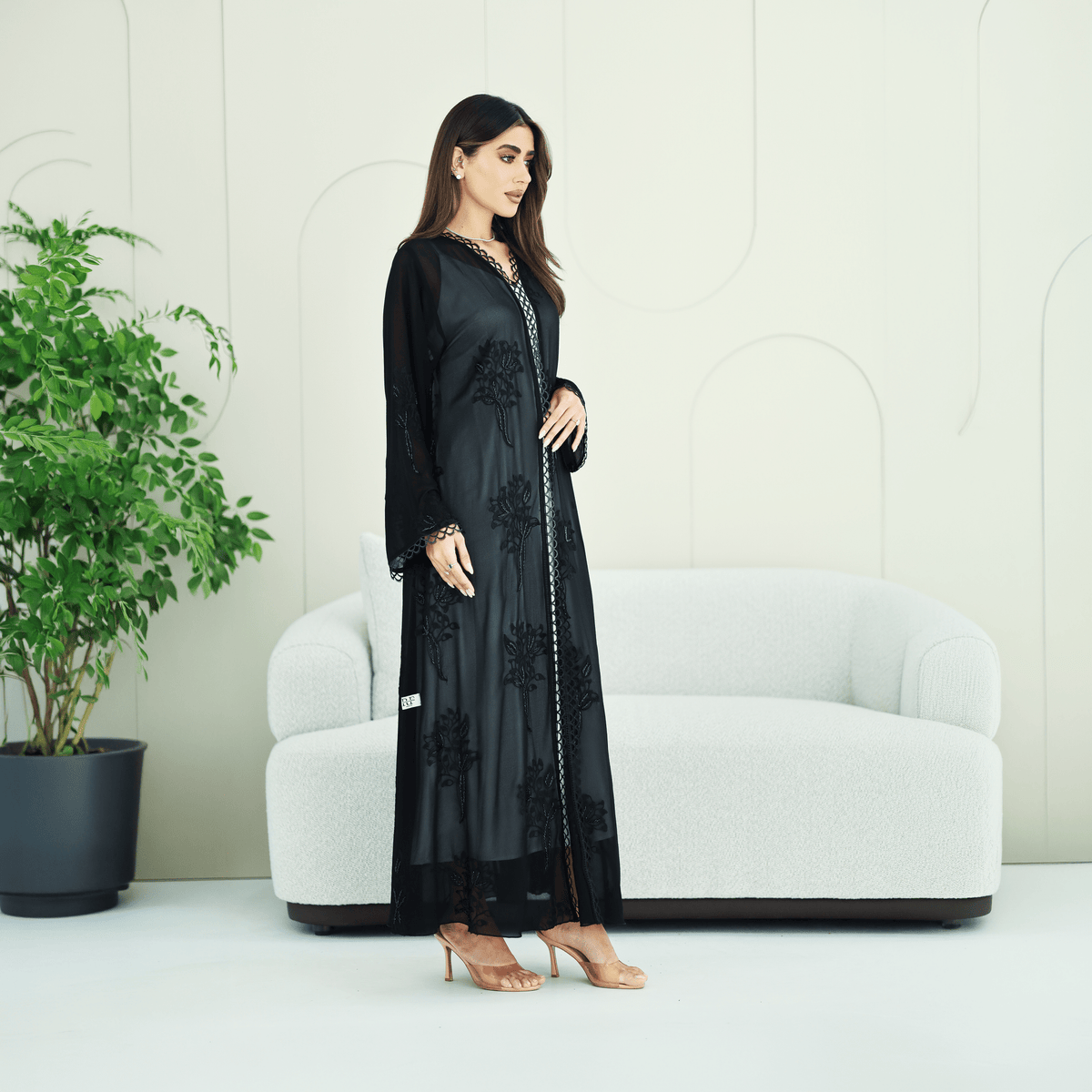 R284 | Luxury Japan Chiffon Abaya Abaya for Women UAE – Abaya – Rutba Fashion Abaya