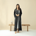 R286 | Stylish Korean Chiffon Party Abaya Abaya for Women UAE – Abaya – Rutba Fashion Abaya