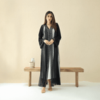 R286 | Stylish Korean Chiffon Party Abaya Abaya for Women UAE – Abaya – Rutba Fashion Abaya