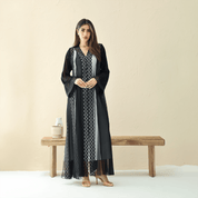 R286 | Stylish Korean Chiffon Party Abaya Abaya for Women UAE – Abaya – Rutba Fashion Abaya