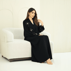 R291 | New Collection Arabian Crape Abaya Abaya for Women UAE – Abaya – Rutba Fashion Abaya