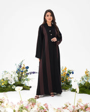 R293 New Fashion Double shade Elegant Abaya Abaya for Women UAE – Abaya – Rutba Fashion Abaya