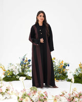 R293 New Fashion Double shade Elegant Abaya Abaya for Women UAE – Abaya – Rutba Fashion Abaya