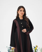 R293 New Fashion Double shade Elegant Abaya Abaya for Women UAE – Abaya – Rutba Fashion Abaya
