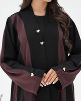 R293 New Fashion Double shade Elegant Abaya Abaya for Women UAE – Abaya – Rutba Fashion Abaya